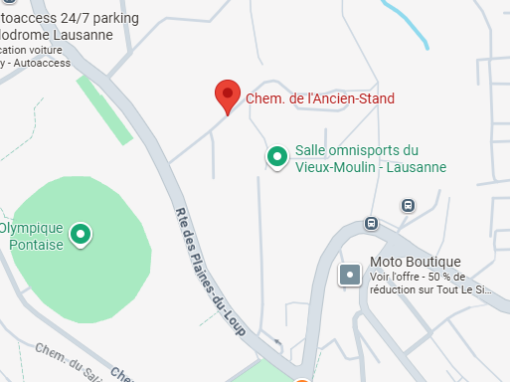 À LOUER: Place de parc intérieure à Lausanne